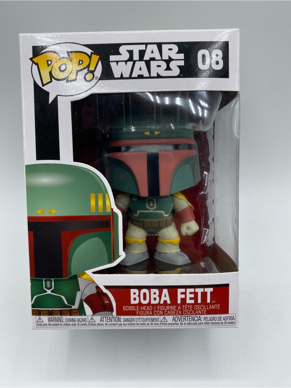 Funko Pop #08 Star Wars Boba Fett with Plastic Protector